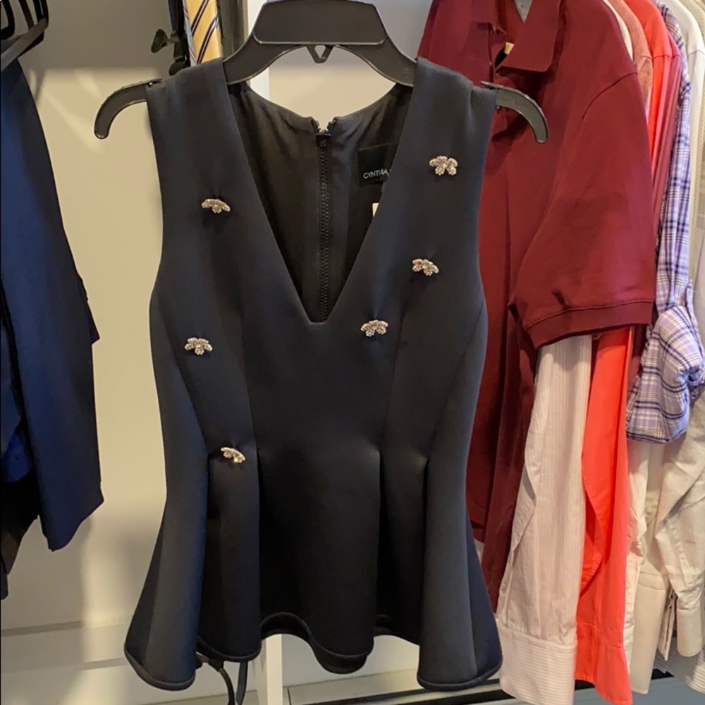 Cynthia Rowley peplum top